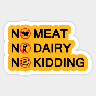 Vegan Nos Sticker